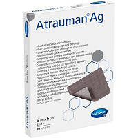 Повязка атравматическая с серебром Atrauman Ag 5х5см 1 шт