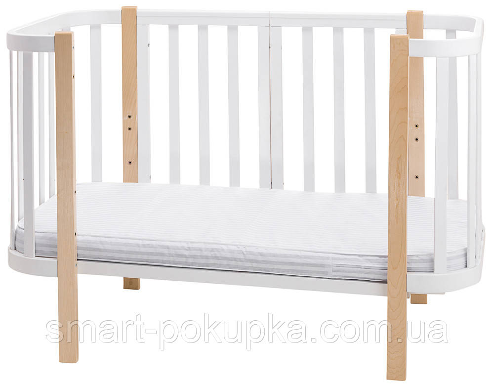 Матрас Babyroom Oval-120 OK-5 кокос 5 слоев белый