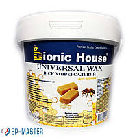 Натуральний бджолиний віск з лляною олію для дерев'яних поверхонь (3л) Bionic House (Біонік Хаус)