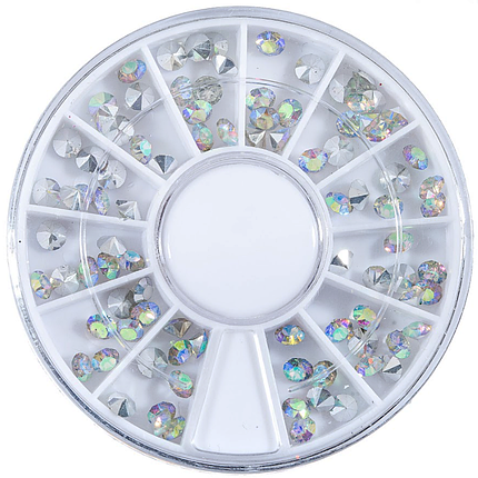 Камені карусель Shine Brilliant L-002, скло конусний хамелеон, фото 1