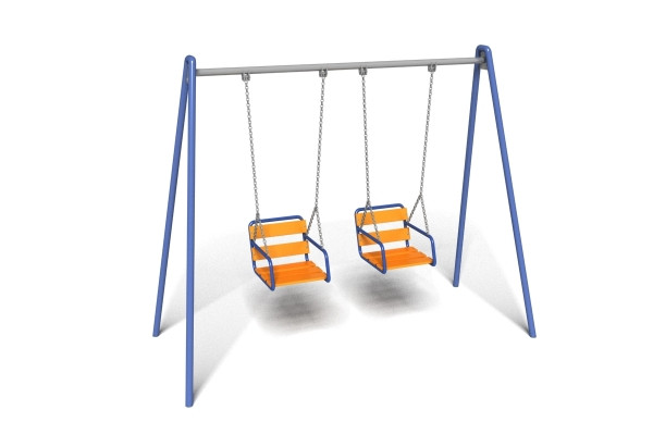 Гойдалка вулична Твіст двомісне сидіння W1 (Kidigo ТМ)