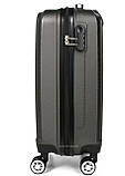 Валіза Франція мала S сіра 55х35х24см/42л/2.6кг/Worldline 625, фото 5