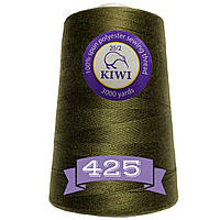 Нитки швейні KIWI №20/2 армовані, особливо міцні 3000 ярдів №425