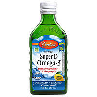 Жирные кислоты Carlson Labs Super D Omega 3, 250 мл