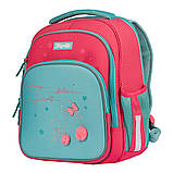 Рюкзак шкільний 1Вересня S-106 "Bunny", рожевий/бірюзовий, фото 2