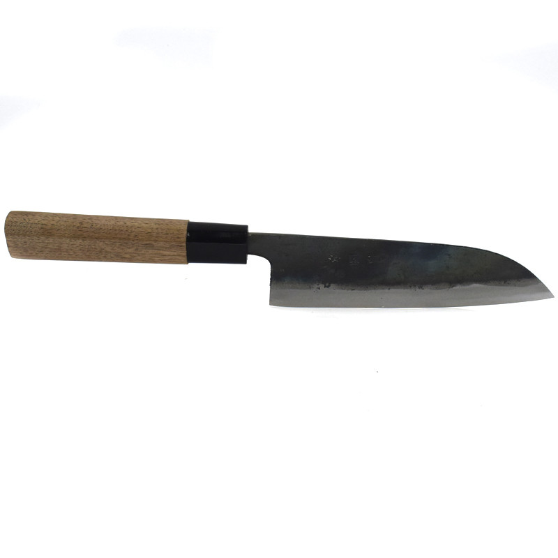 Кухонний японський ніж Kurouchi Santoku TOSA 150 мм
