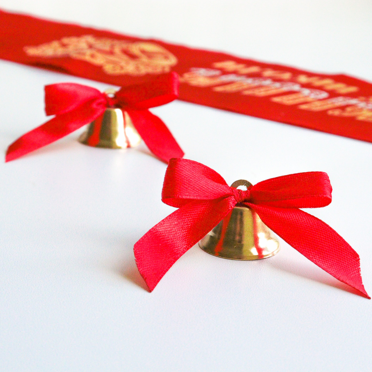 🔥 Топ! Колокольчик выпускника 3 см с Ленточкой, Красный