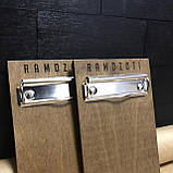 Планшет для рахунку з затискачем 10,5х16,5 см 5 мм під аркуш А6, фото 2