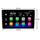 Магнітола Android 4/32GB універсальна,Автомагнітола 1DIN,навігатор,штатна автомагнітола 1дин андроїд, фото 6