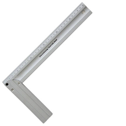 Кутник будівельний Technics алюмінієвий 300 мм (15-480), фото 1