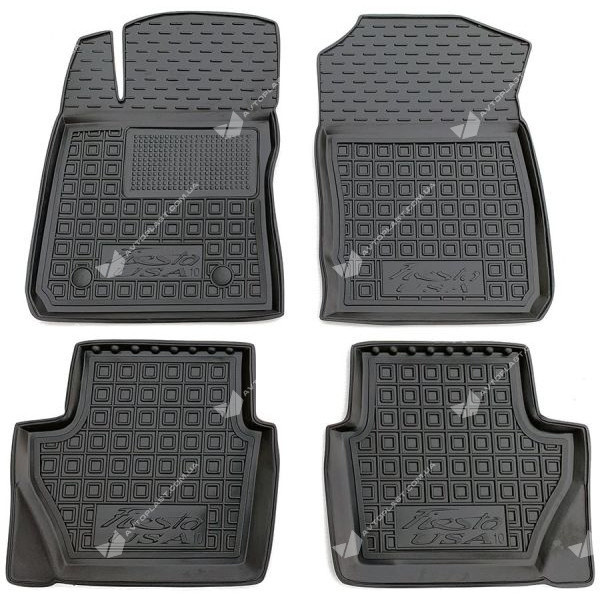 Килимки в салон Ford Fiesta (2008-2017) седан (USA) (Avto-Gumm)