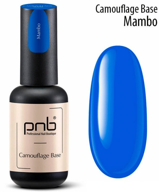 База для гель-лаку PNB Camouflage base Mambo 8мл., камуфлююча, каучукова