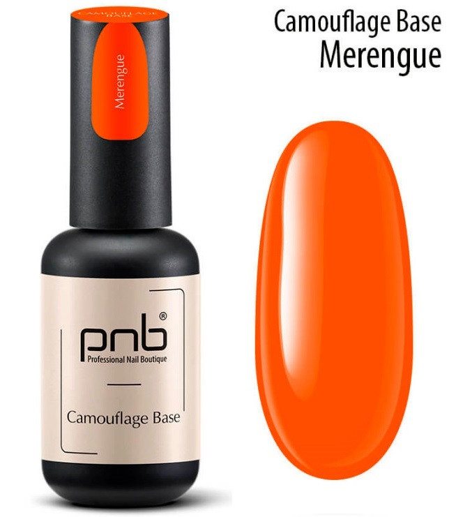 База для гель-лаку PNB Camouflage base Merengue 8мл., камуфлююча, каучукова