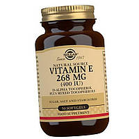 Вітамін Е солгар Solgar Vitamin E 268 mg (400 IU) 50 гельових капсул