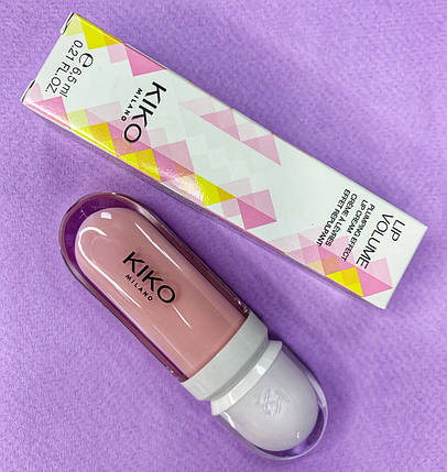 Блиск для збільшення губ Kiko Milano Lip Volume Plumping Effect 01, 6.5 ml, фото 1