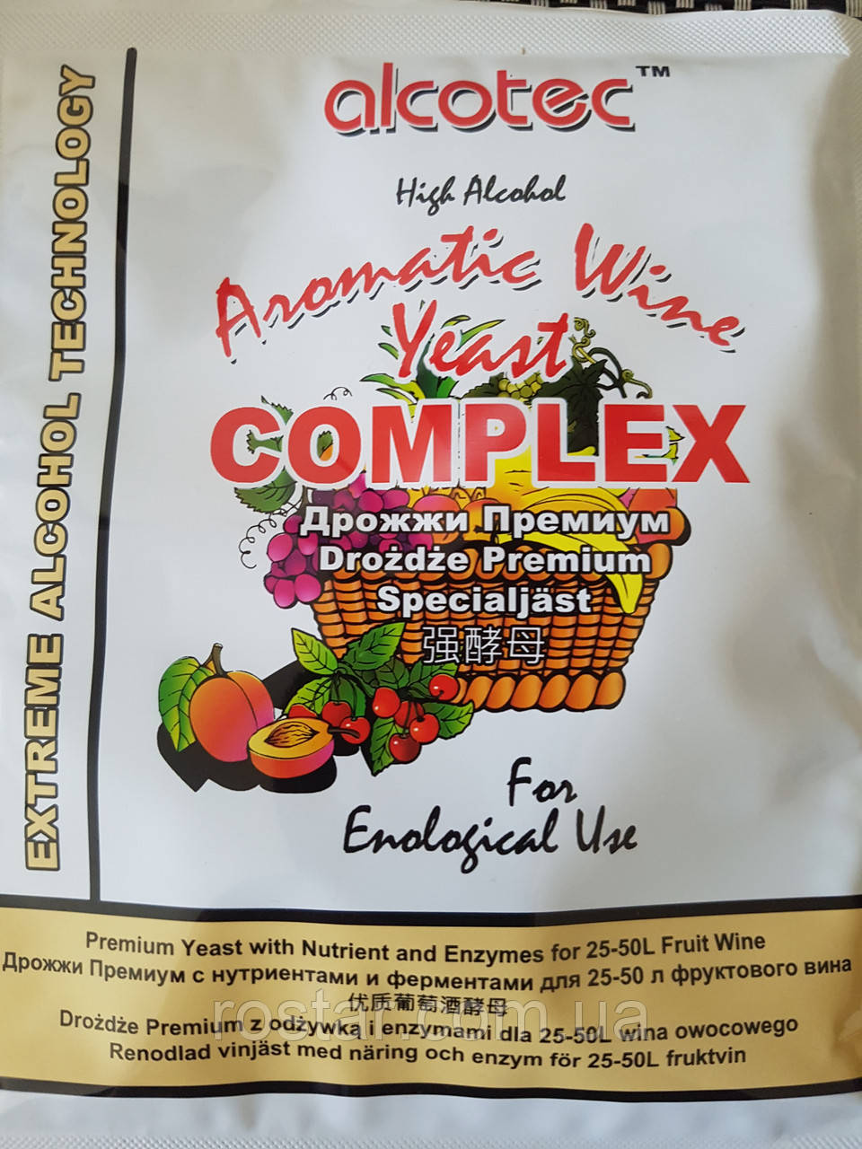 Дріжджі для вина Alcotec Aromatic Complex(40г)