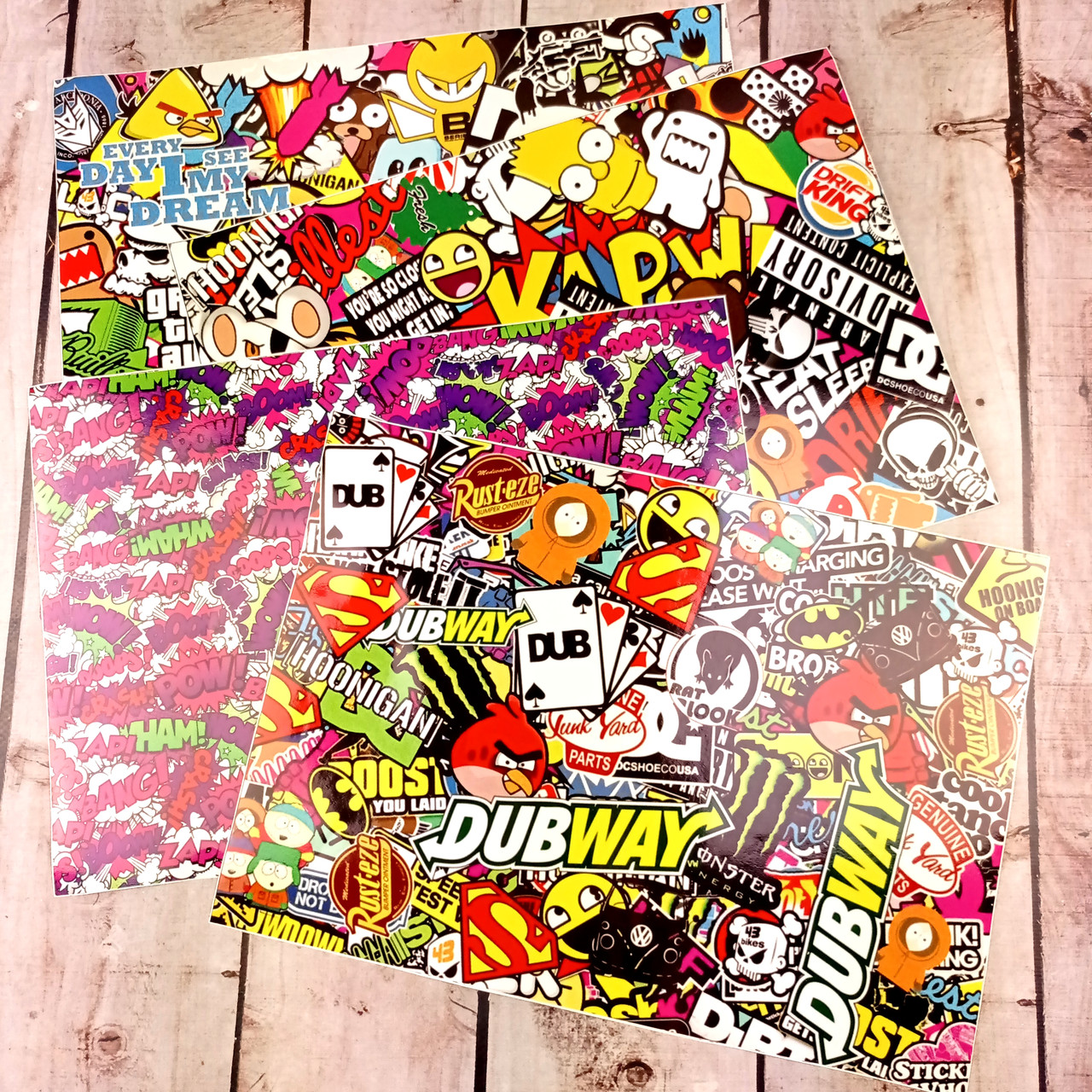 Купить Наклейки лист А4 стикеры на Машину Авто Мото Мотоцикл Скутер ...