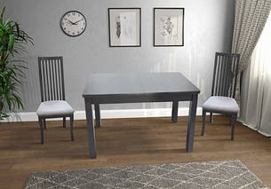 Обідній стіл розкладний Космо Модуль Люкс, сірий, фото 2