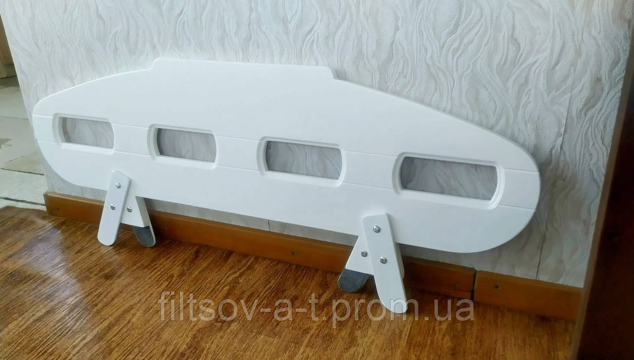 Деревянный защитный бортик - прищепка для детской кровати "Лунтик" (цвет на выбор) - фото 6 - id-p1152881423