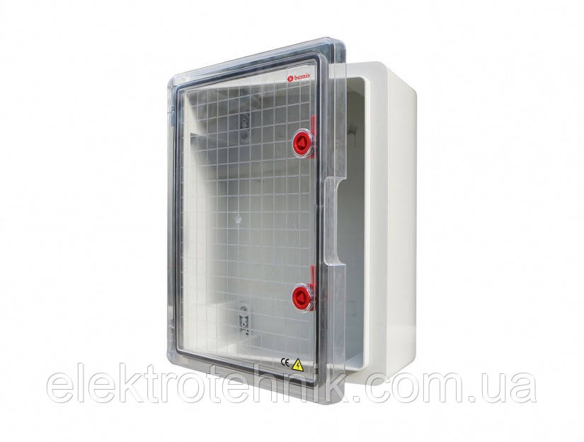 Бокс монтажний пластиковий Sokol ABS 250х350х150 IP66 прозора кришка