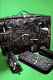 Велика перукарня сумка 40*27*18см з чохлом для ножиць Нічне місто, фото 2