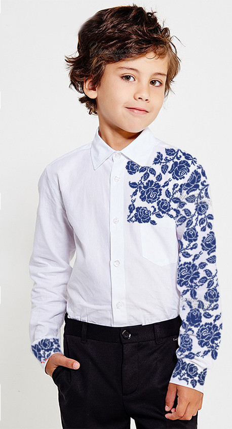 Заготовка вишиванки для хлопчика №058, фото 1