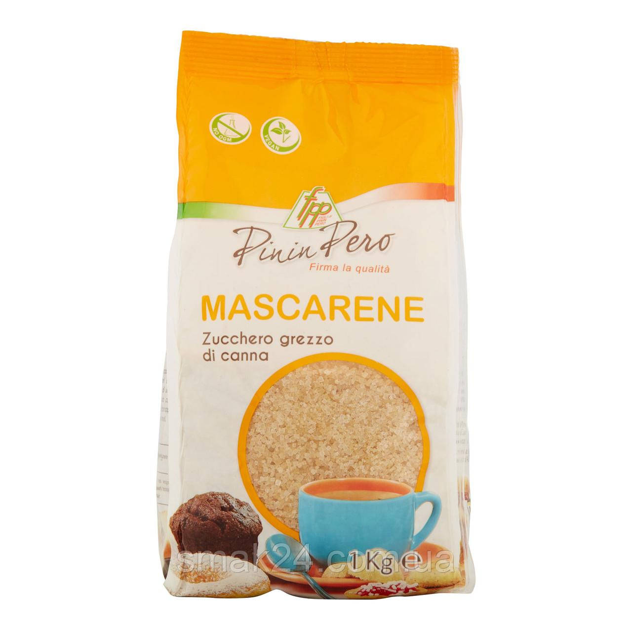 Цукор тростинний коричневий Pinin Pero Mascarene Zucchero grezzo 1 кг Італія
