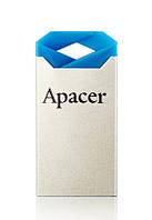 Маленькая флешка USB Apacer USB2.0 AH111 16GB Silver-Blue