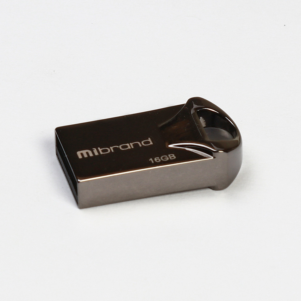 Маленька флешка для магнітоли Mibrand USB2.0 Hawk 16 GB Black