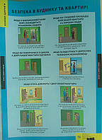 Плакат Генеза Безпека в будинку та квартирі 70х100см
