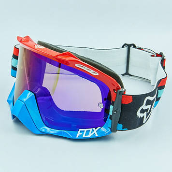 ОЧКИ КРОСОВОВІ FOX RED BLUE CHAMELEON LENS