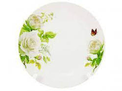 Дрібні тарілки Біла троянда (12 штук) LUMINES 18см, 20см,22см 200(13597)