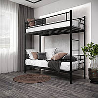 Металеве двоярусне ліжко лофт Дабл Метал-Дизайн