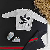 Хлопковый джемпер Adidas для новорожденных