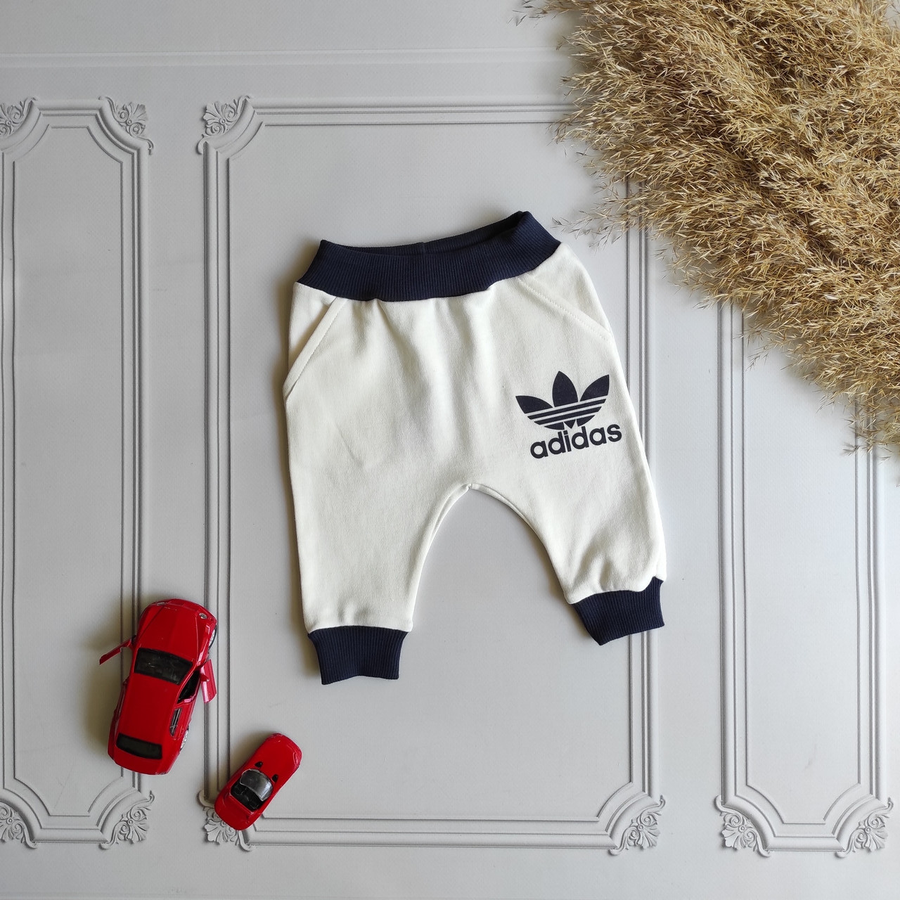 Штаны Adidas, ползунки для новорожденных