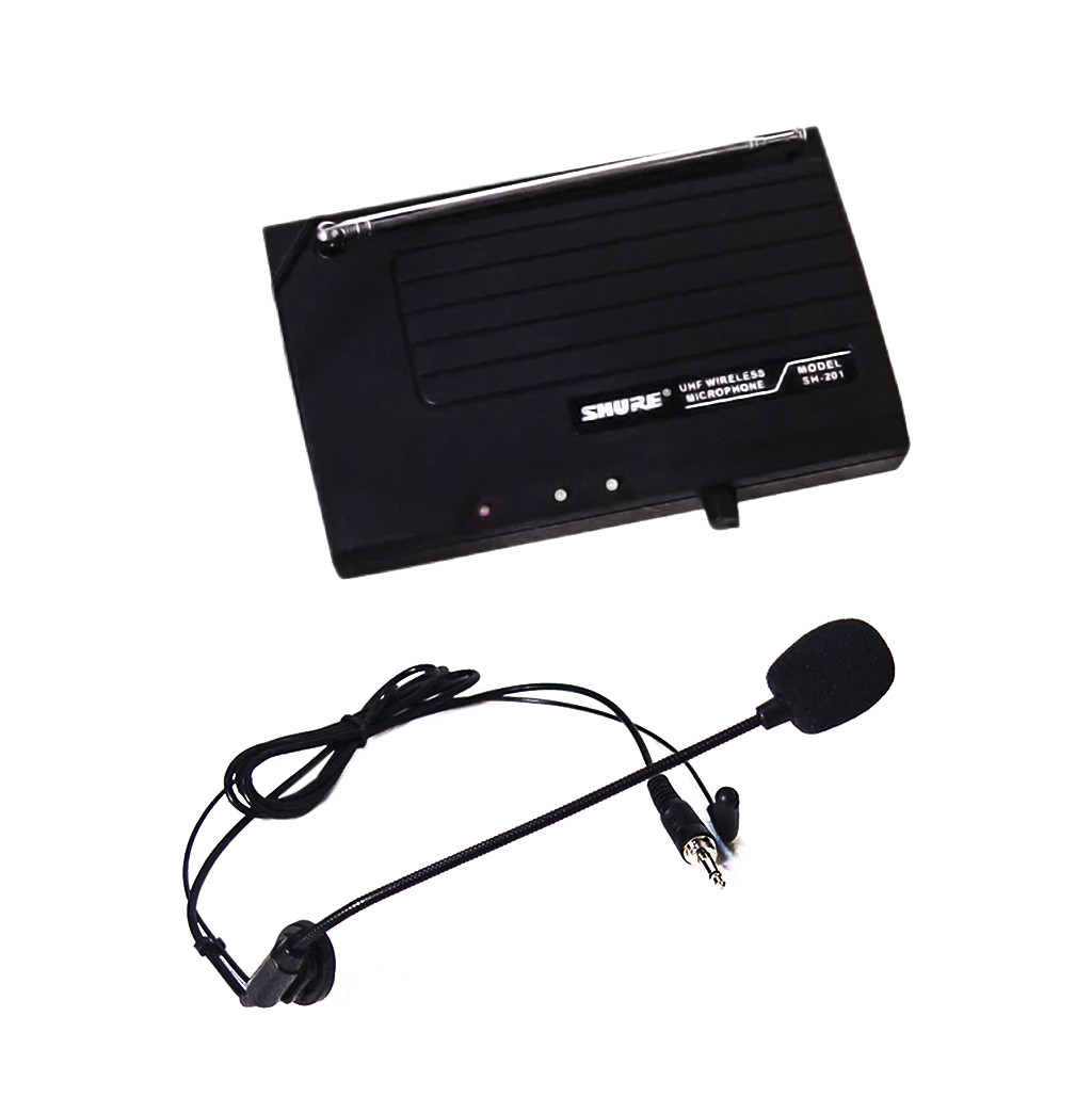 Радіосистема Shure SH-201 бездротовий мікрофон гарнітура