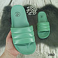 Жіночі гумові шлепанці сланці "Полоски" різні кольору, фото 6