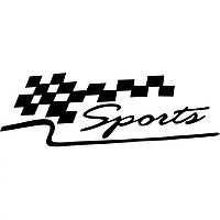 Вінілова наклейка на автомобіль - Sports Фінішний прапор