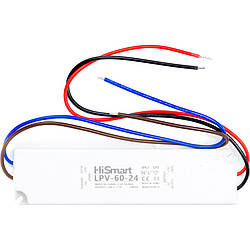 Блок живлення HiSmart 24V, 2.5 А, 60W, IP67