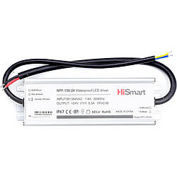 Блок живлення HiSmart 24V, 6.3 A, 150W, PFC, IP67