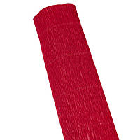 Папір гофрований 50х250 см, 180 г — яскраво-червоний, 580
