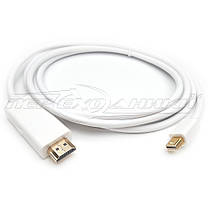 Кабель Mini DisplayPort (Thunderbolt) to HDMI, 2 м,білий, фото 3
