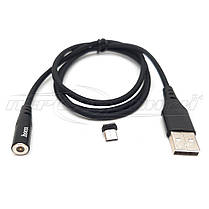 Магнітний кабель USB — micro USB, прогумований, 2 А, 1 м, фото 4