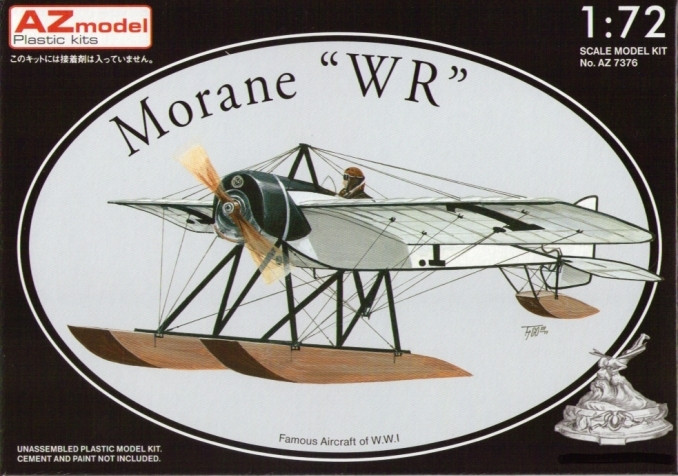 Пластикова модель 1/72 AZ model 7376 французький літак Morane WR Float, фото 1