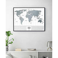 Скретч Карта Мира Travel Map® Flags World