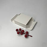 Коробка для сувенірів, 80*77*28 мм, з вікном, біла, фото 3