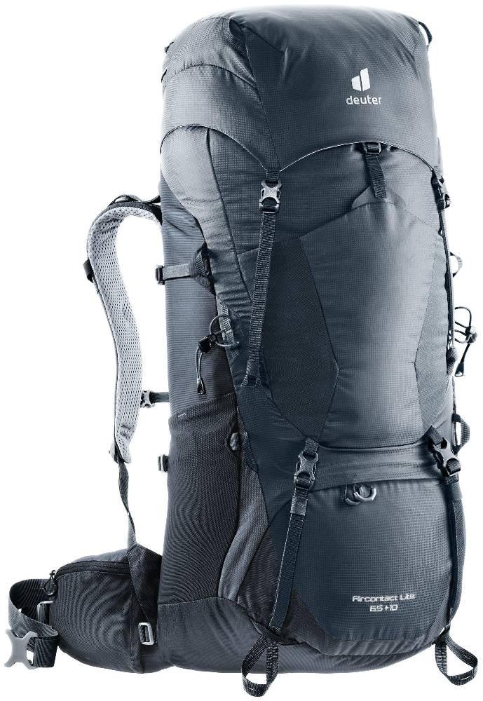 Рюкзак Deuter Aircontact Lite 65 + 10 75, Кріплення для льодоруба, Чоловічий, Чорний