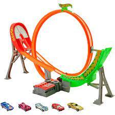 Трек Hot Wheels Божевільний форсаж 5 машинками Power Shift Raceway Track (FCF18)