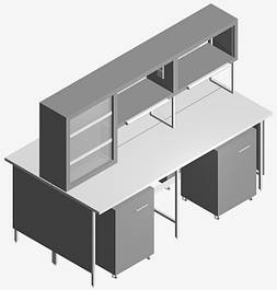 Столи острівні лабораторні