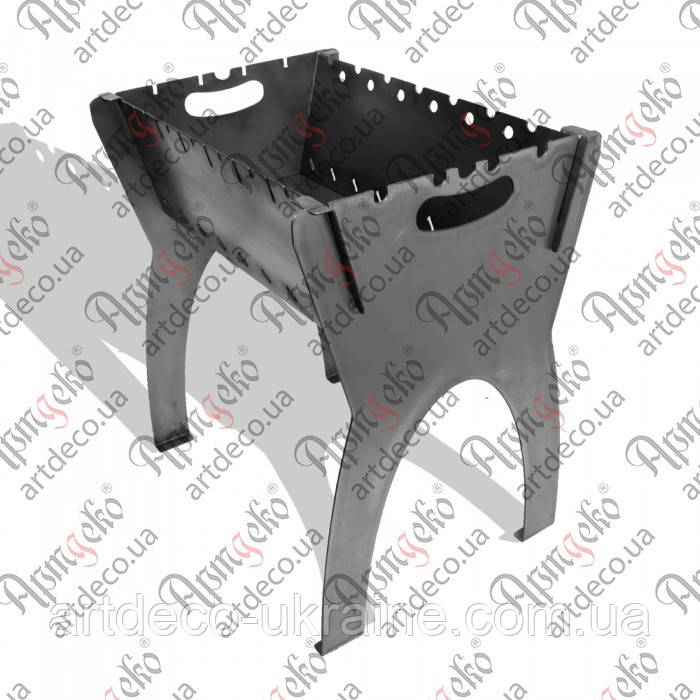 Мангал розбірний 505х450х280х2 Арт: 69.101, фото 1